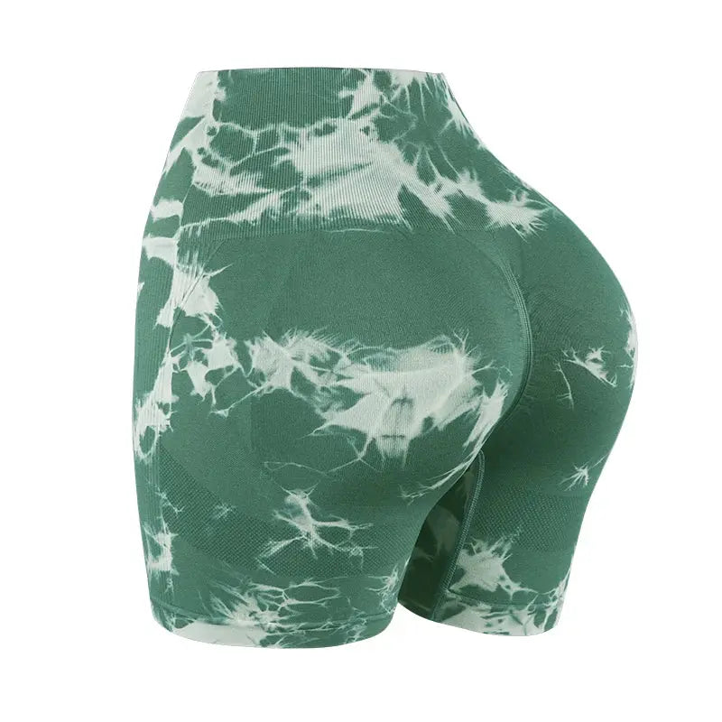 CHRLEISURE yoga shorts Women High Waist Seamless Ribbed Yoga & Biker Shorts Vervelle