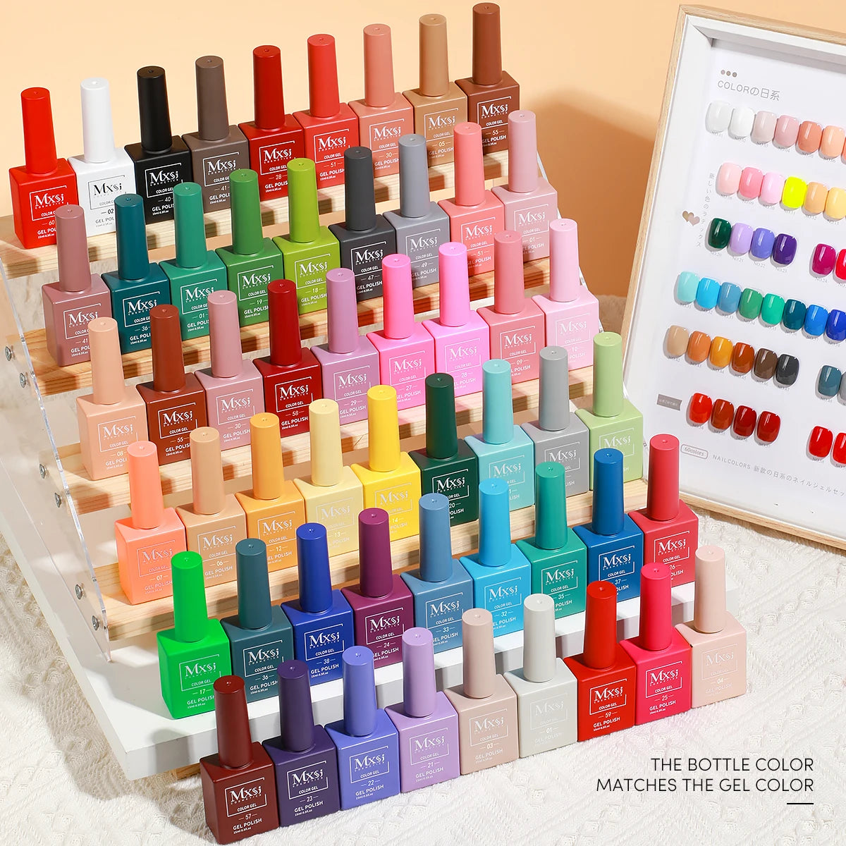 Mxsi 15ml Gel Nail Polish Neon & Pastel UV Gel Varnish