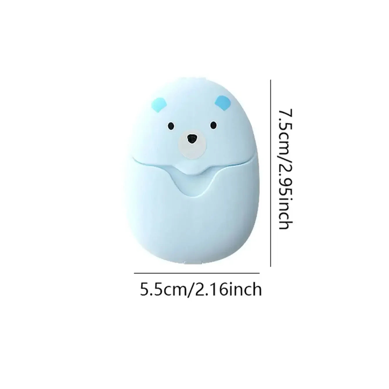 50pcs Gentle Water-Soluble Paper Soap Sheets for Sensitive Skin, Travel-Friendly Hand Soap