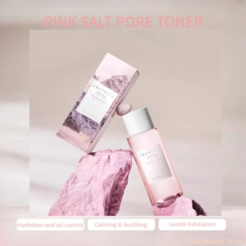 Centella Pink Salt Clear Toner Deep Foam Cleanser Face beauty Products Set