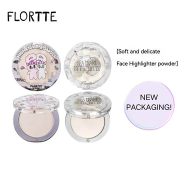 FLORTTE BUNNY Single Highlight Powder Facial Highgloss Natural Brightening