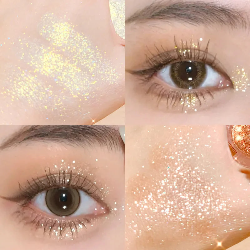 Diamond Glitter Eyeshadow Palette Waterproof Long-Lasting