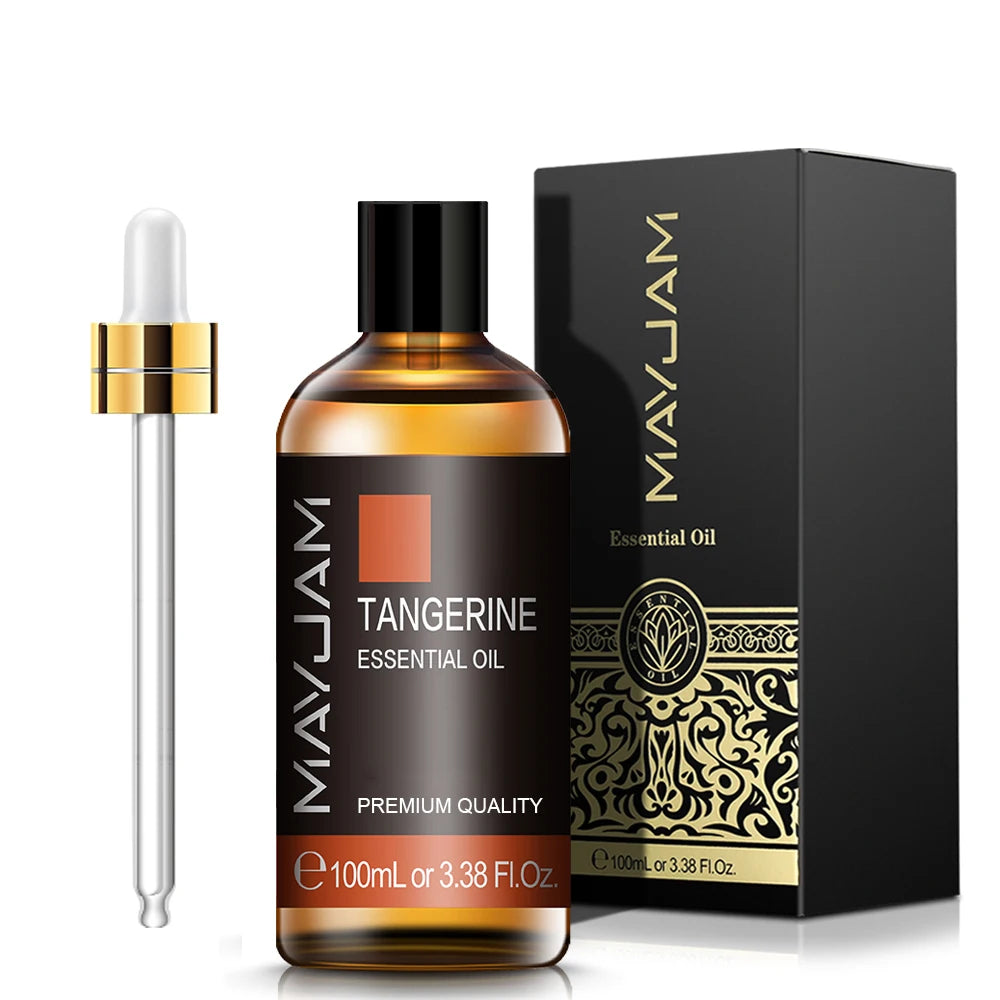MAYJAM Essential Oils 100ml – Peppermint, Lavender & Lemongrass for Diffuser, Massage & Relaxation
