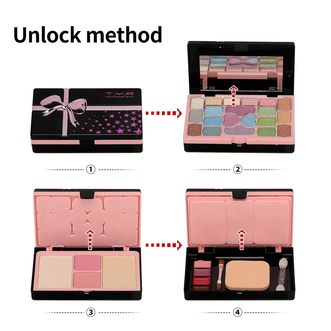 Makeup Kit Full Set – 28-Color Face & Eyes Palette Vervelle