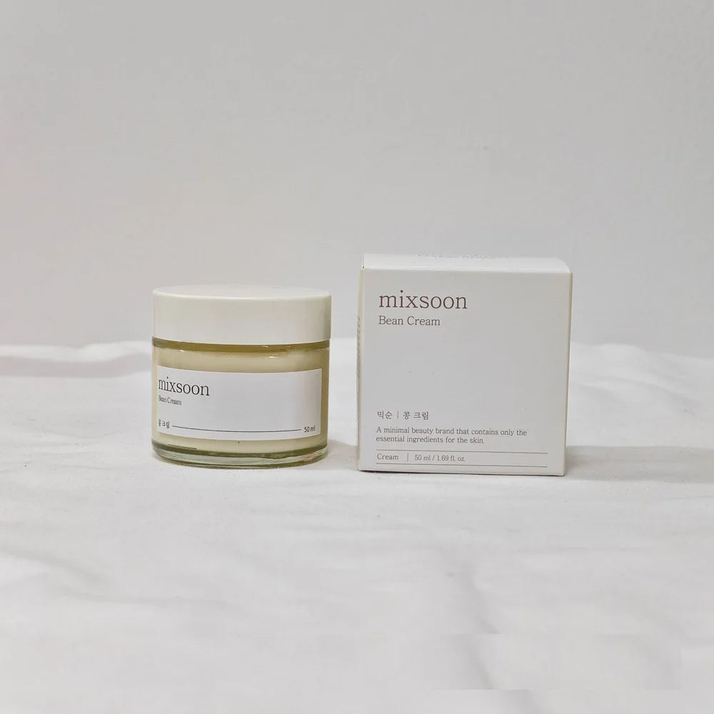 Korean Mixsoon Skin Care - Soybean Essence, Centella Asiatica Facial Cleanser, Soy Fermented Cream, Exfoliating, Repair Damage
