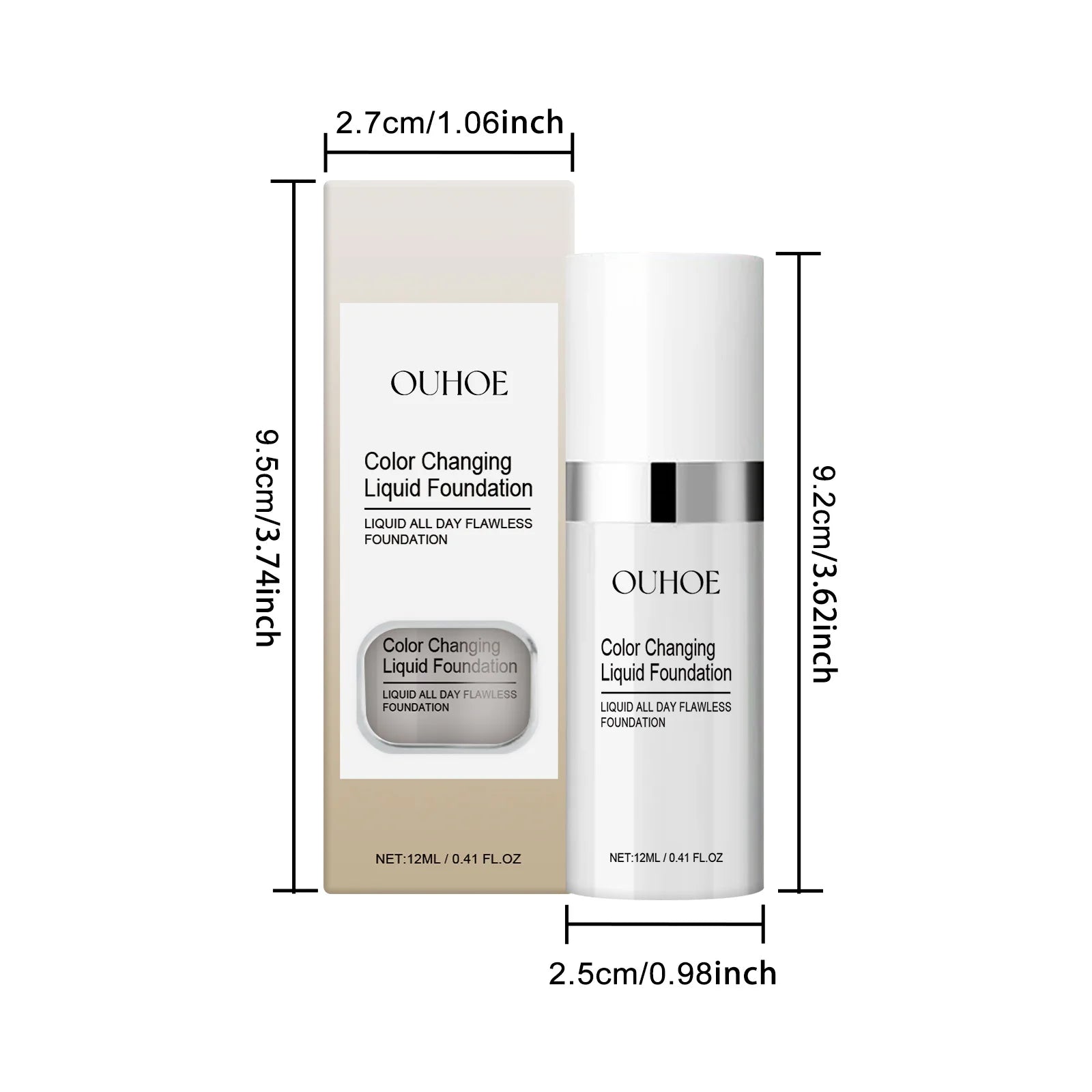 Magic Color Changing Foundation Liquid Soft Matte BB Cream