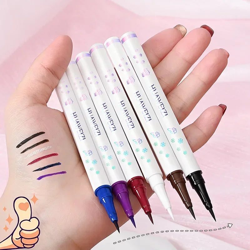 Matte White Liquid Eyeliner Pen Ultra-Thin Waterproof