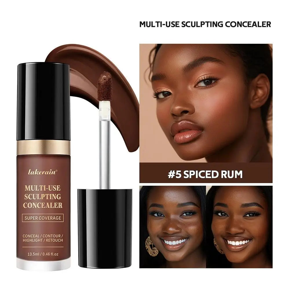 Super Coverage Concealer – Multi-Use Cream for Contour, Highlight & Retouch Vervelle
