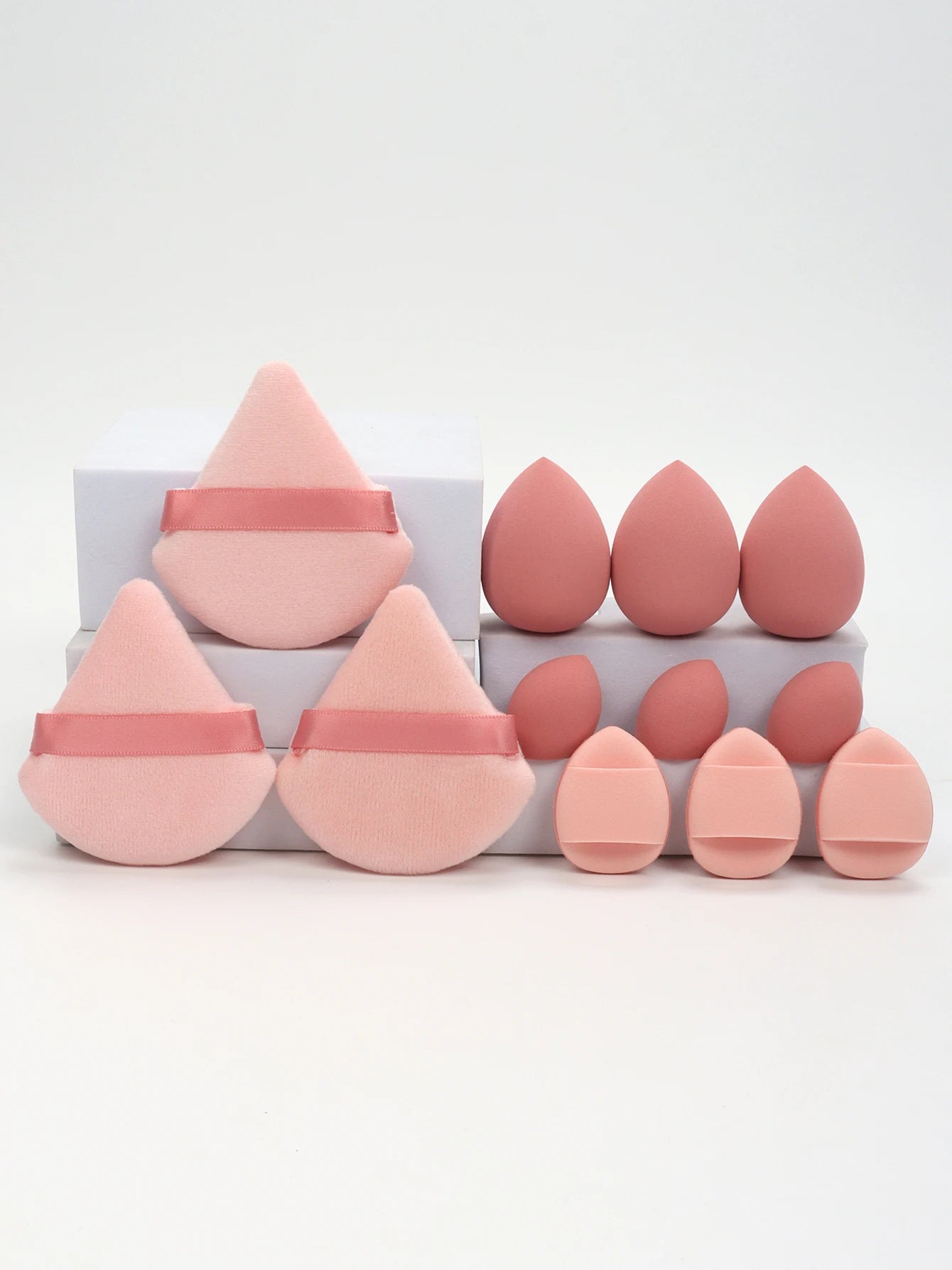 12Pcs Makeup Sponge & Puff Set for Blending & Powder Vervelle