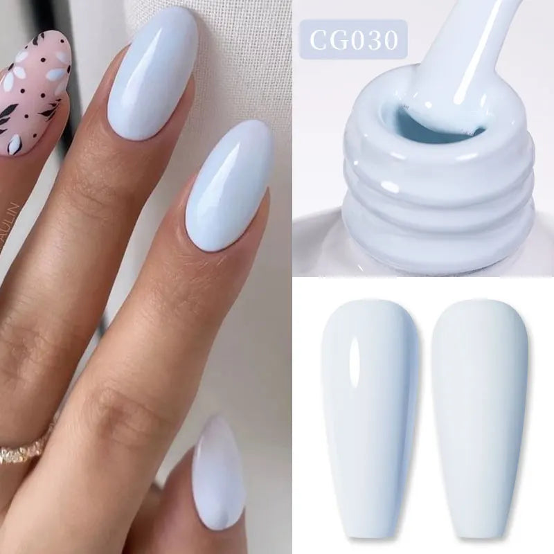 BORN PRETTY Jelly Nude Gel Nail Polish 10ml Light Pink