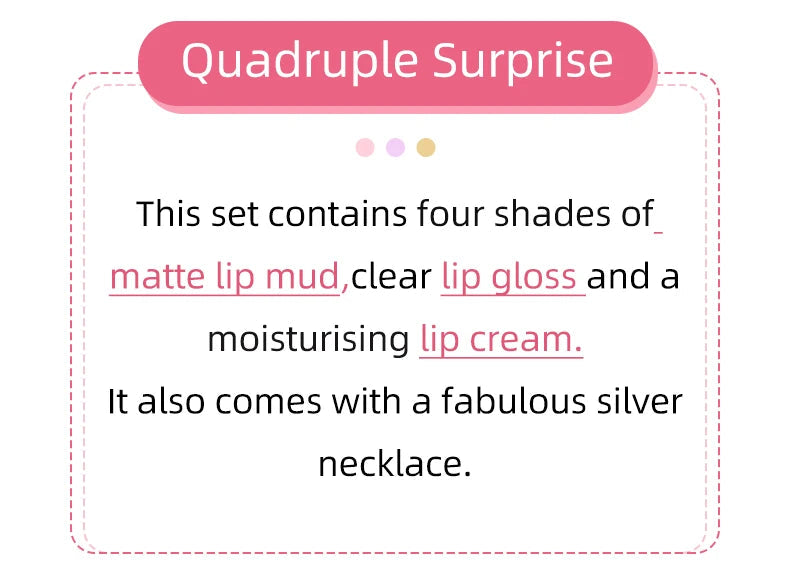 CACE Matte Lipstick Gift Set Vervelle