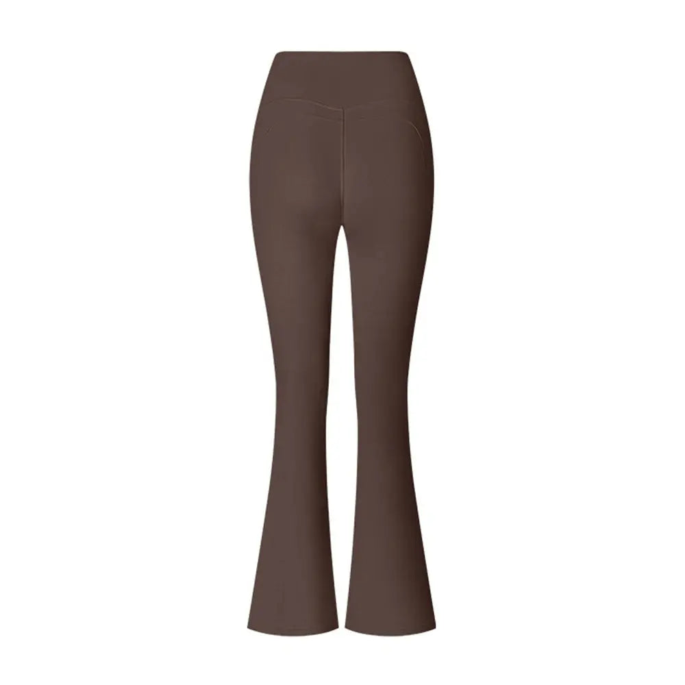 Women High Waist Flared Yoga Leggings Tummy Control Wide-Leg Pants Vervelle