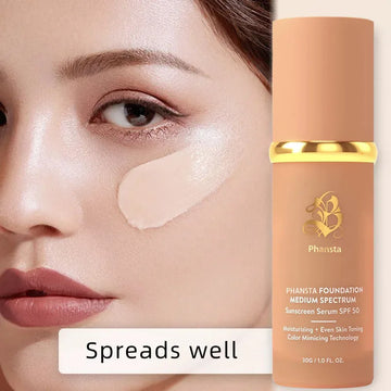 4-in-1 Foundation: SPF 50+, Full Coverage & Waterproof