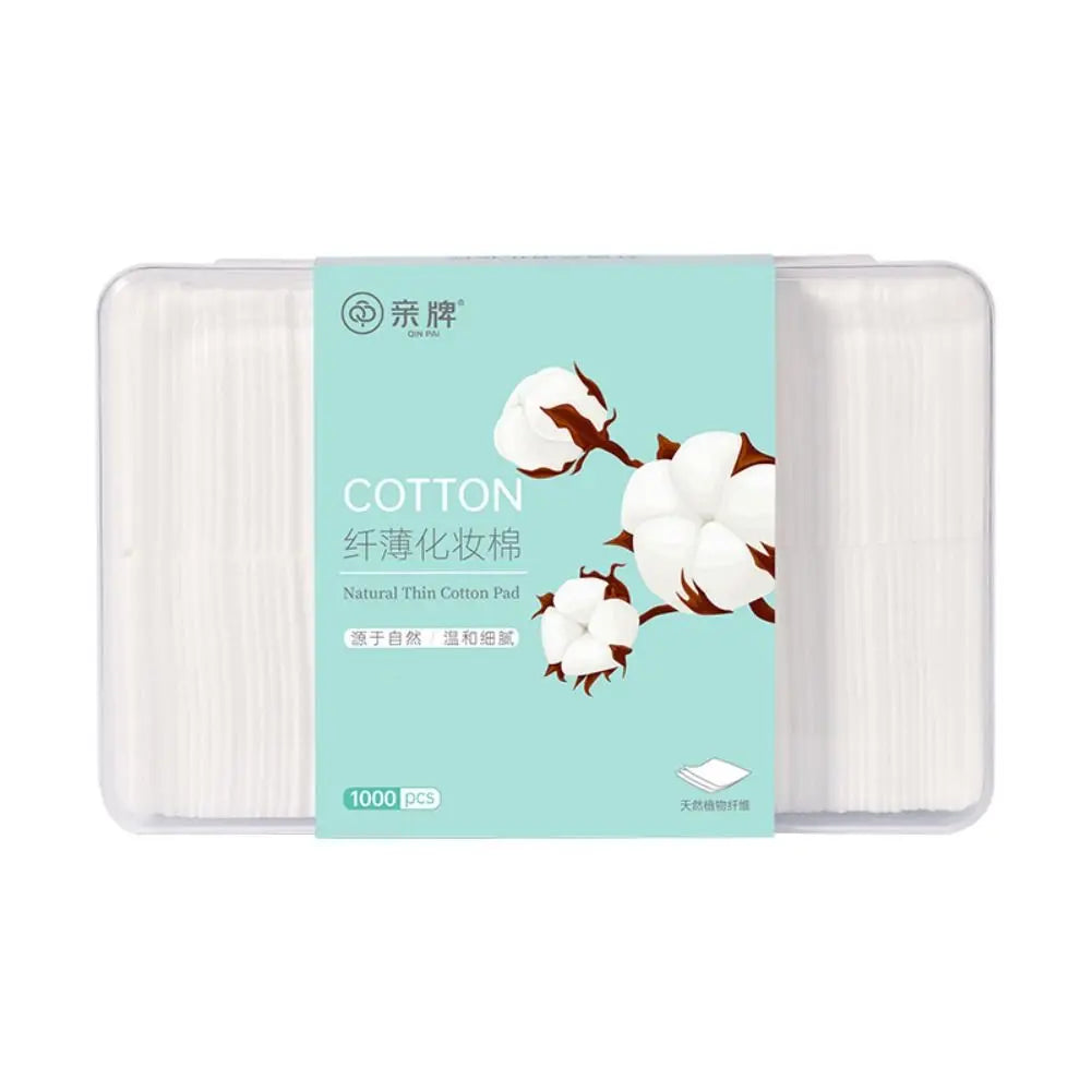 1000pcs Double-Sided Cotton Pads – Makeup & Cleansing