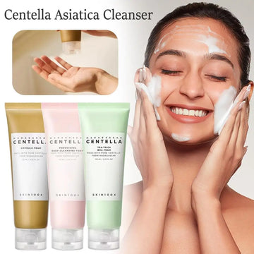 Himalayan Salt Centella Asiatica Cleanser Deep Cleansing Foam Removes