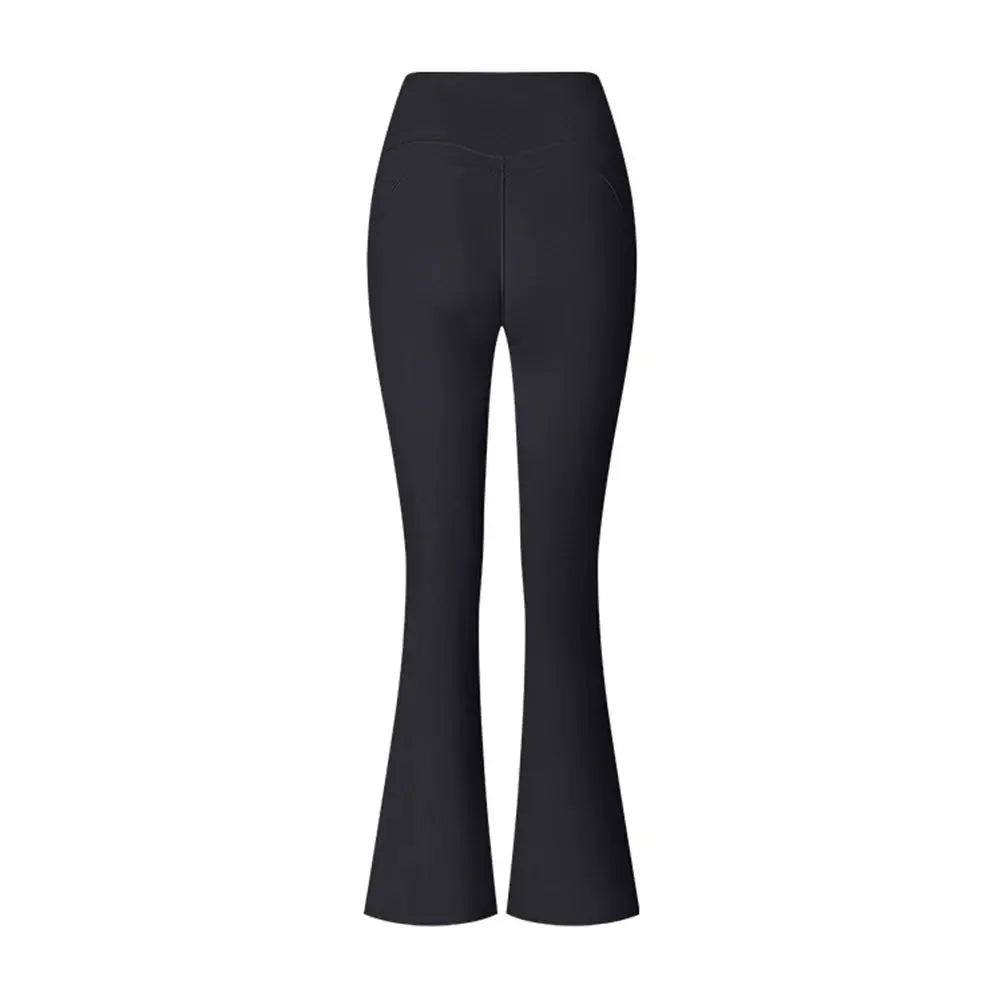 Women High Waist Flared Yoga Leggings Tummy Control Wide-Leg Pants Vervelle