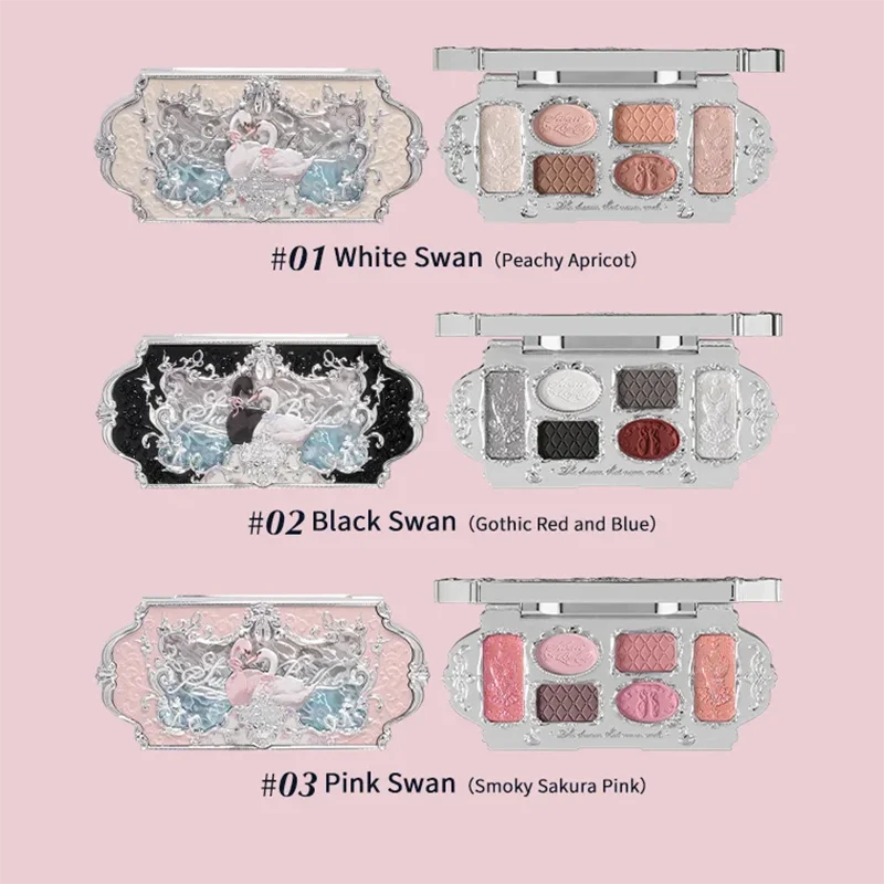 Flowerknows All-In Makeup Kit: Eyeshadow, Lipstick & Blush