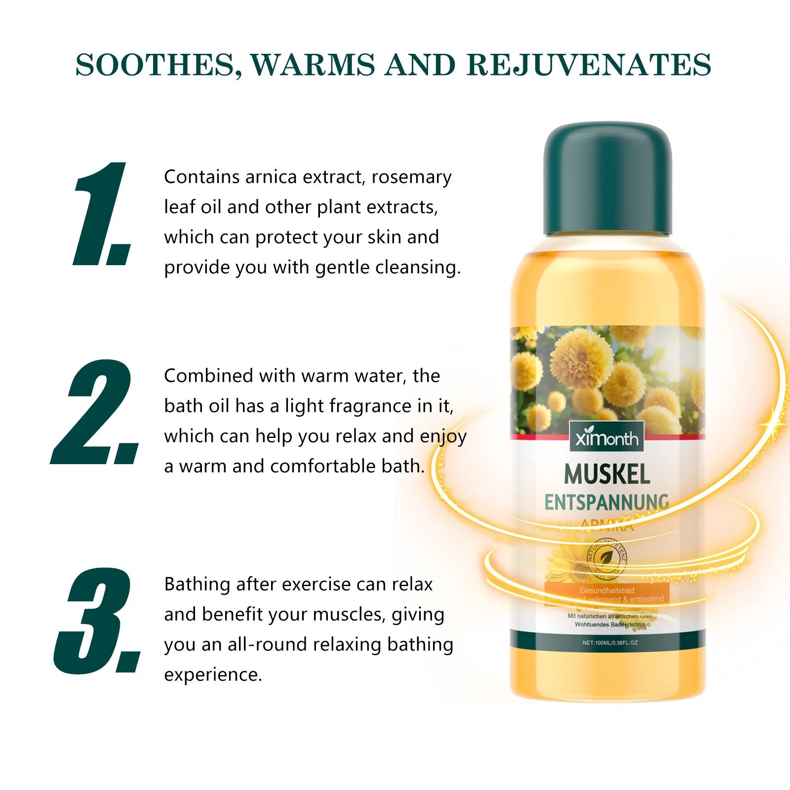 Moisturizing Bath Oil – Nourishing & Soothing Body Care