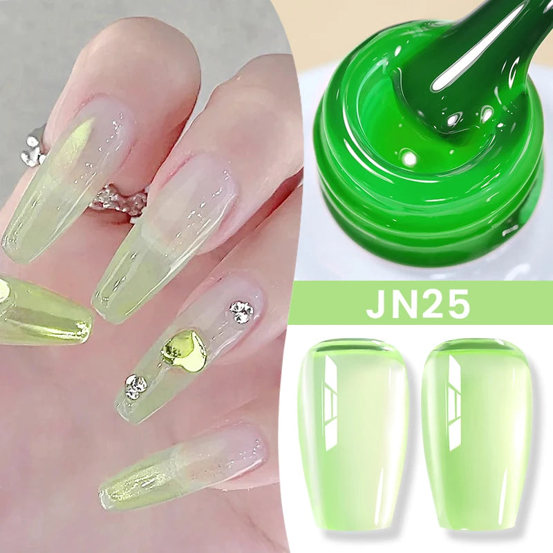 BORN PRETTY Jelly Nude Gel Nail Polish 10ml Light Pink