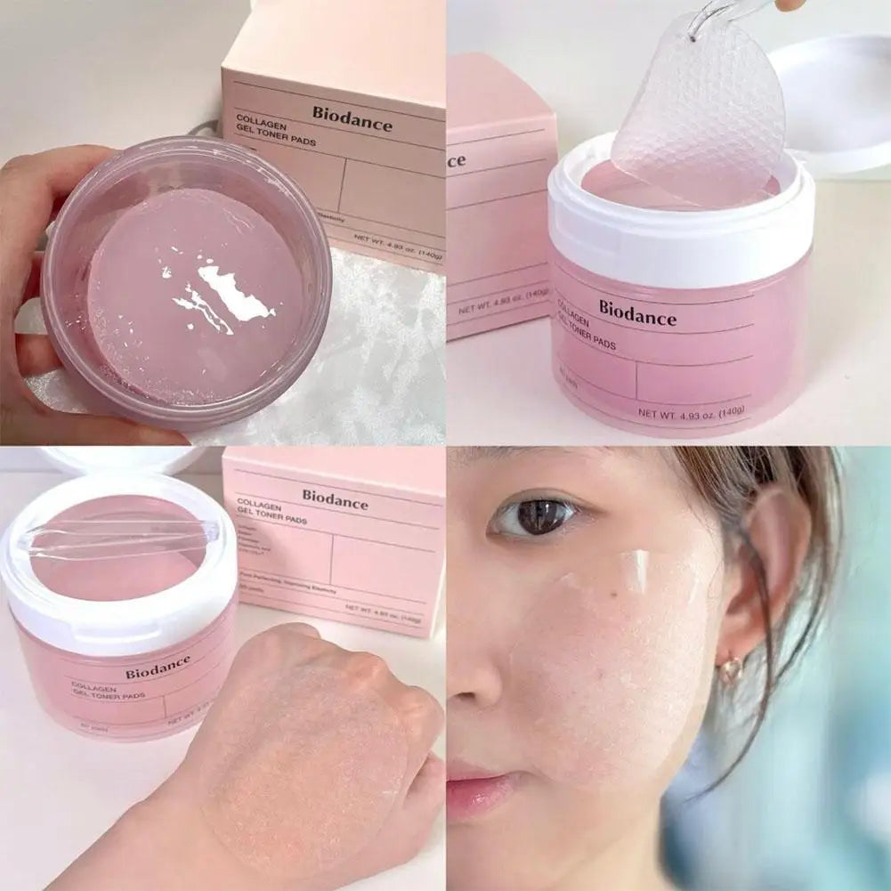Korean Biodance Collagen Cotton Tablets Elastic Firming Pore Moisturizing Calming Low Stab Collagen Foam Cleanser Skin Care
