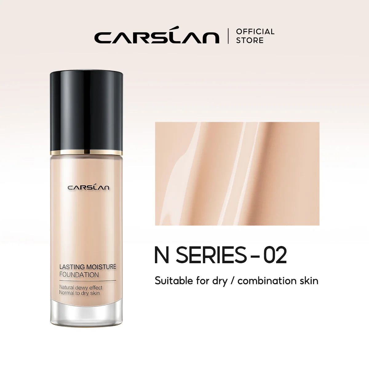 CARSLAN Long-Lasting Matte Liquid Foundation Full Coverage Vervelle