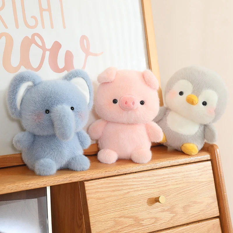 Kawaii Animal Plush Set – 6 Soft Toys Vervelle