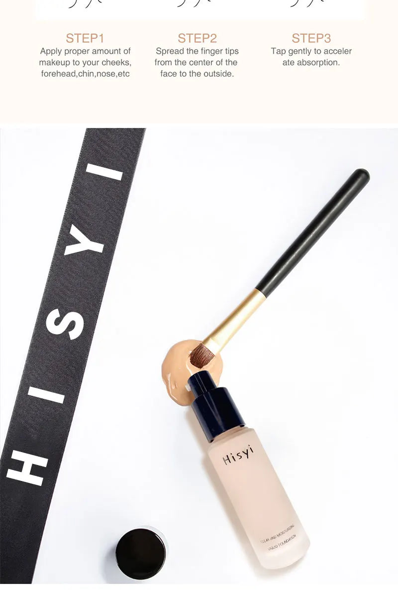 Liquid Foundation – Natural Coverage, Conceals Blemishes & Flaws Vervelle