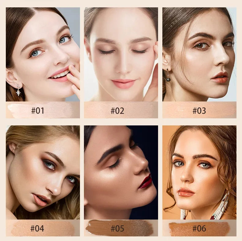 1Pc Concealer Liquid Foundation – Long-Lasting, Moisturizing & Smooth Finish Vervelle