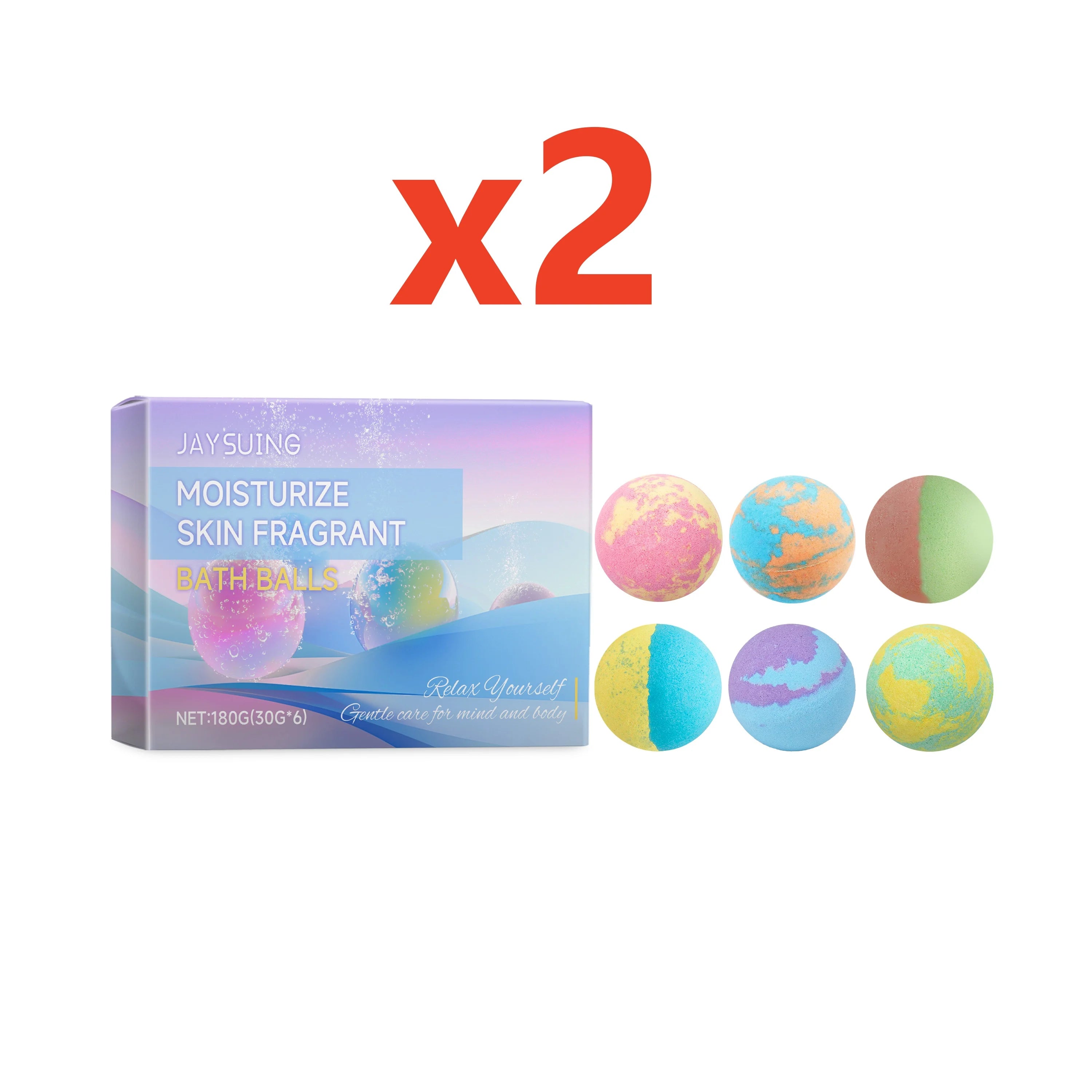 Aromatherapy Bath Bombs - Floral Scent Spa Bubble Set