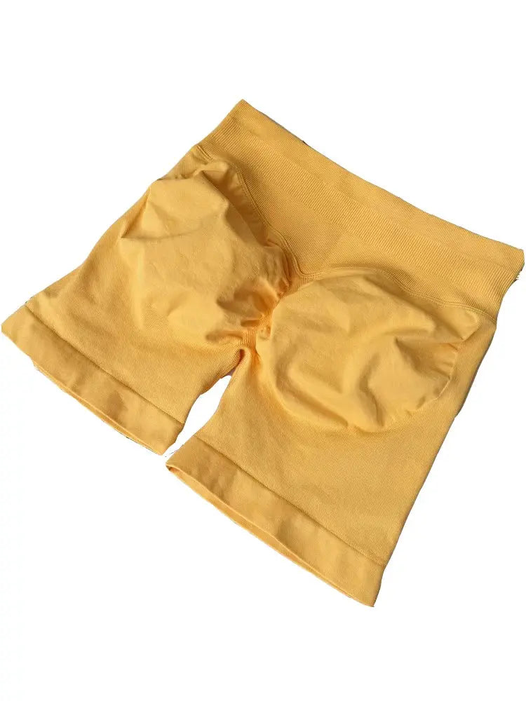 women's fitness shorts 4.5" Seamless Scrunch Bum Yoga & Gym Shorts Butt-Lifting Fitness Pants Vervelle