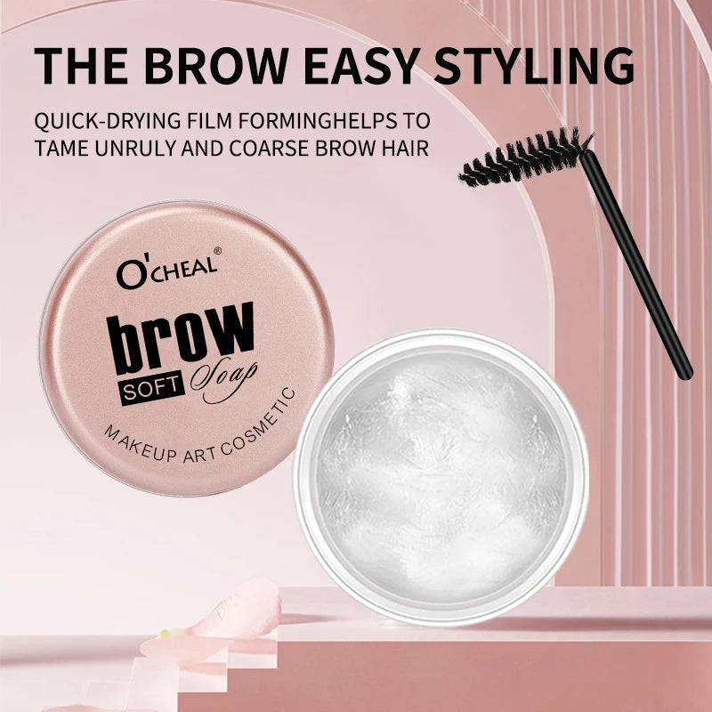 3D Eyebrow Styling Gel Waterproof Long-Lasting Brow Wax