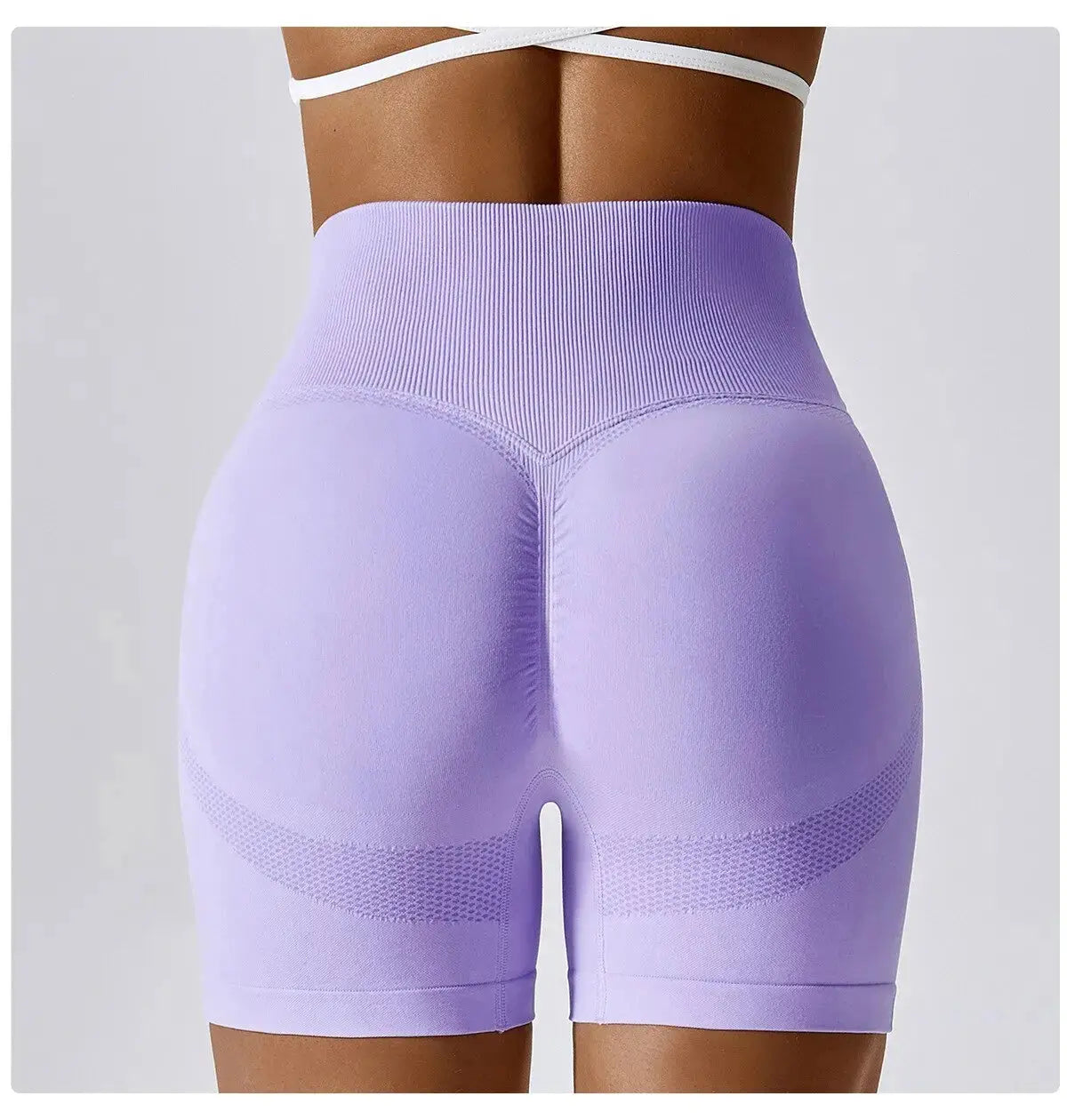 Women’s High-Waist Seamless Sports Shorts – Push-Up Gym, Yoga & Fitness Vervelle