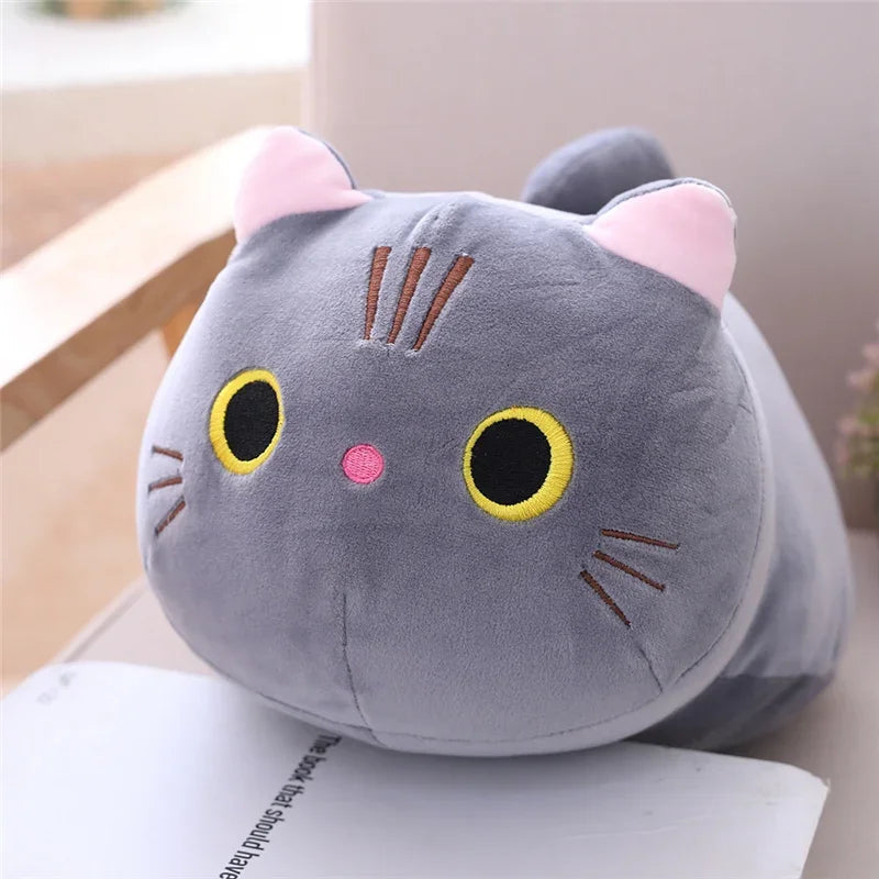 Kawaii Cat Plush Pillow Vervelle