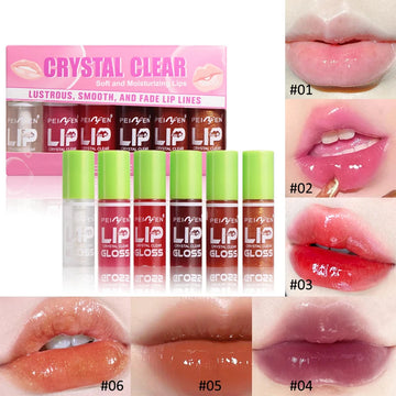 6pcs Hydrating Lip Gloss Set Vervelle