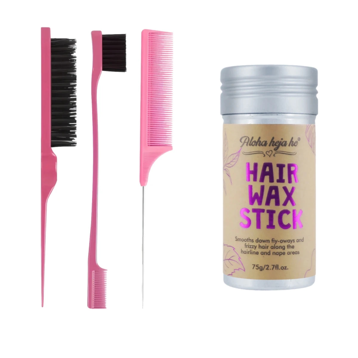 Hair Wax Stick Flyaway Control for Natural Styling Vervelle