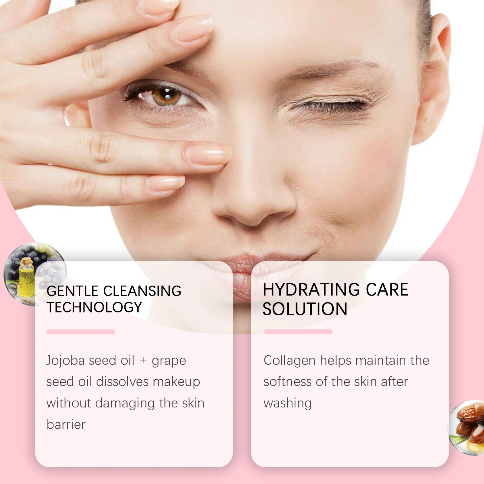 Collagen and Jojoba Oil Makeup Remover for Deep Cleansing Vervelle