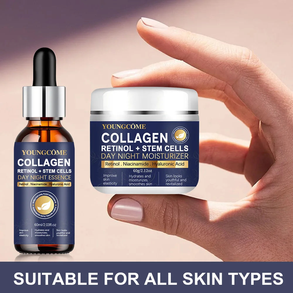 YOUNGCOME Neck & Face Night Cream – Anti-Aging Retinol Set