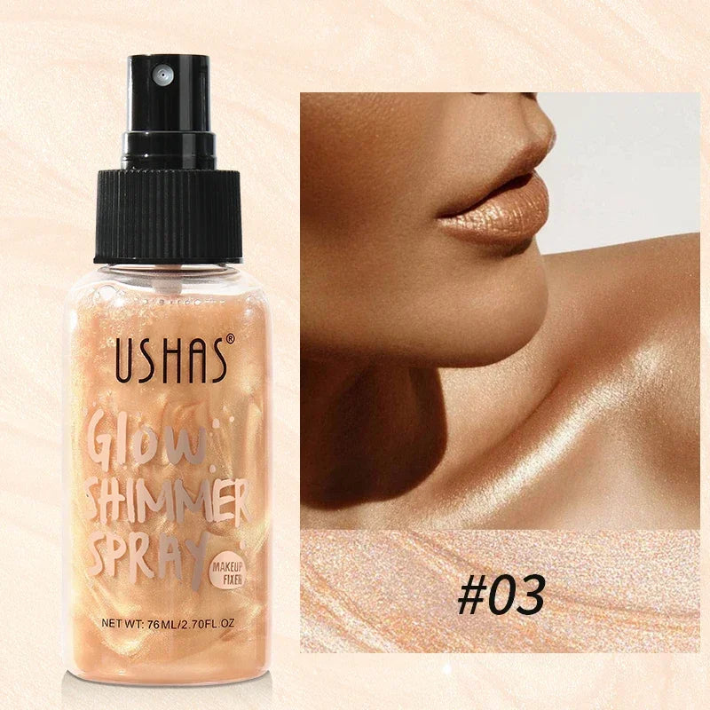 Diamond Liquid Highlight Waterproof High Gloss Glitter Body Bronzer Highlight