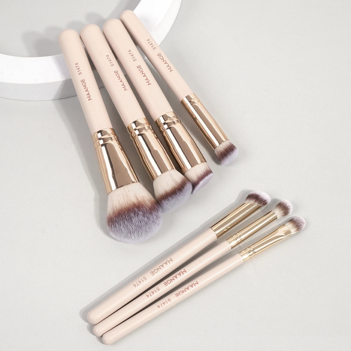 MAANGE 7pcs Makeup Brush Set for Foundation Blush Powder Vervelle