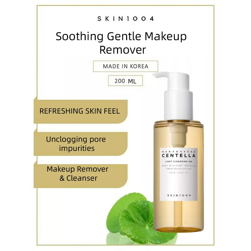 Korean Centella Cleansing Oil Facial Makeup Remover Moisturizing Face Cleansing Oil Shrink Pores Removal Oil Skincare Products