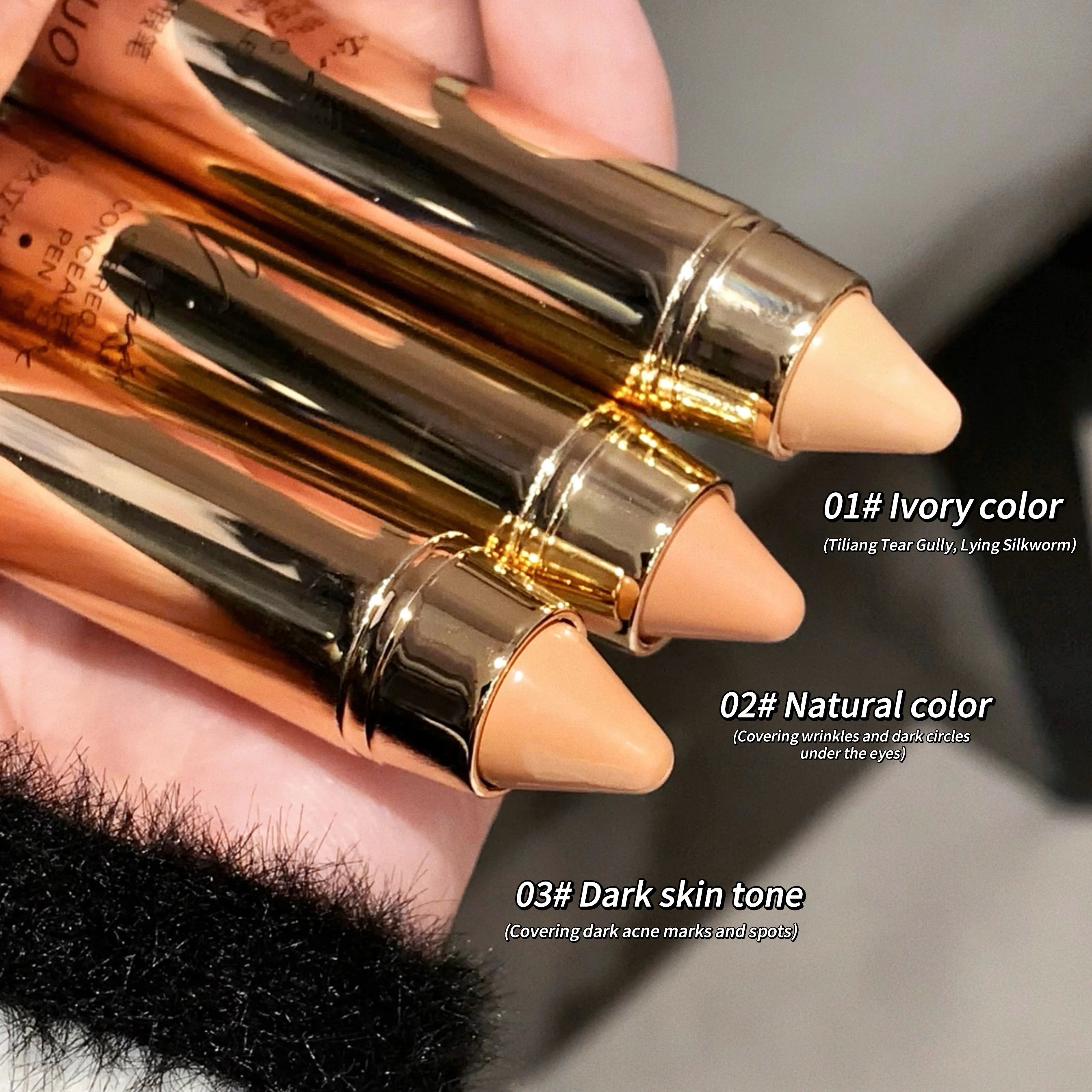 SHAQINUO 3D Concealer Pen for Dark Circles & Acne Marks