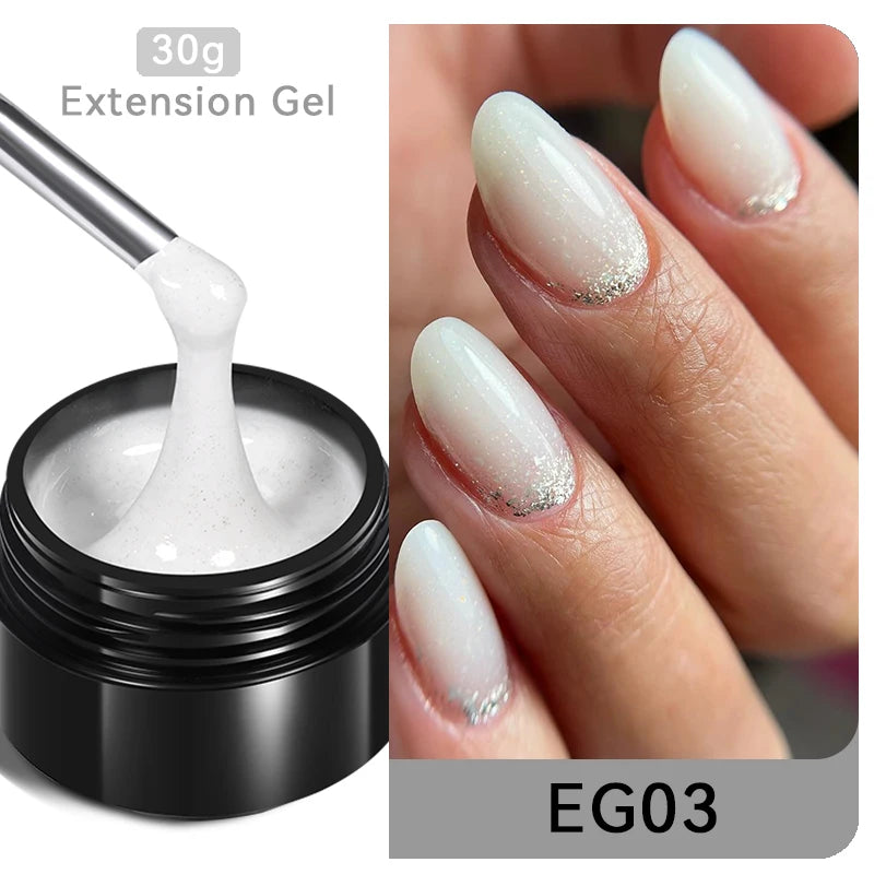 BORN PRETTY 30ml Milky White Hard Gel Nail Extension