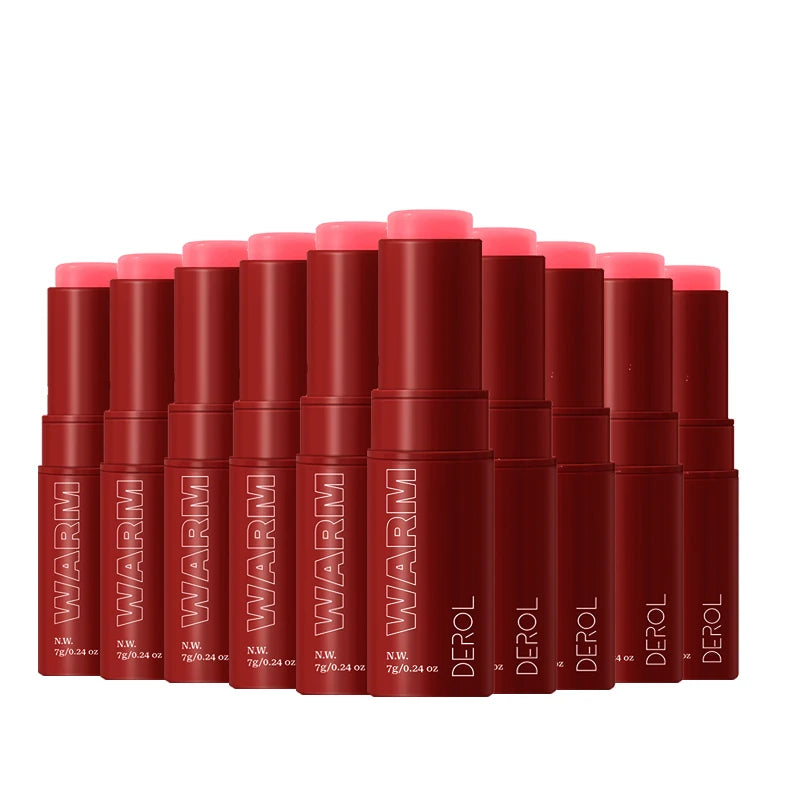 DEROL Multi-Moisture Face Balm Stick 4 Colors Mint Hydration for Face and Neck