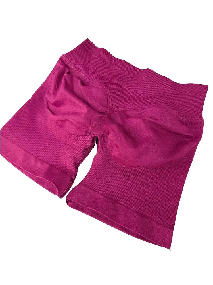 women's fitness shorts 4.5" Seamless Scrunch Bum Yoga & Gym Shorts Butt-Lifting Fitness Pants Vervelle