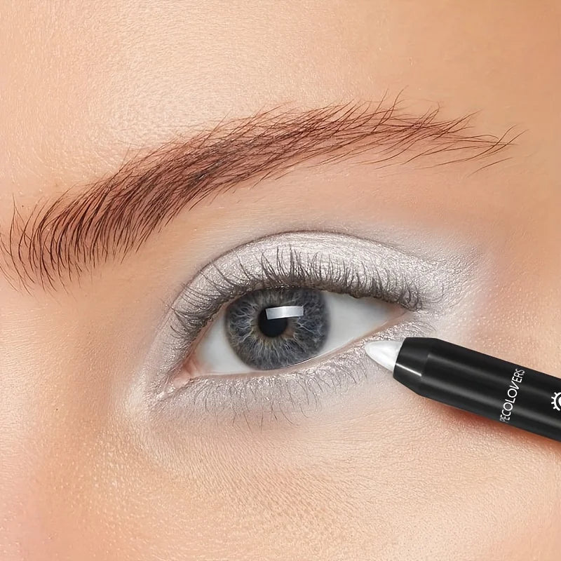 Pearlescent Eyeshadow Pencil Stick Shimmer Black & Grey