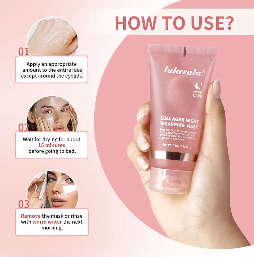 Lakerain Collagen Night Wrapping Mask Vervelle