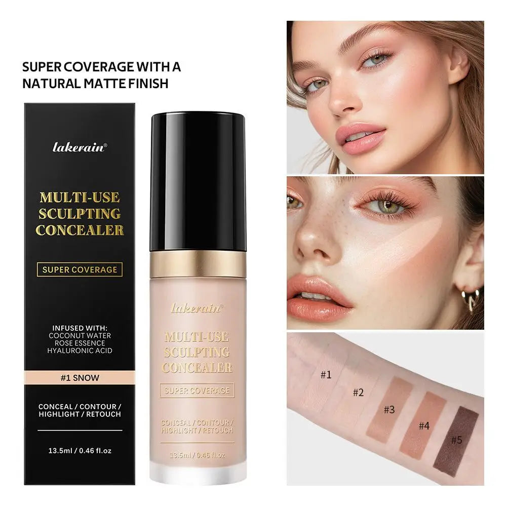 Super Coverage Concealer – Multi-Use Cream for Contour, Highlight & Retouch Vervelle