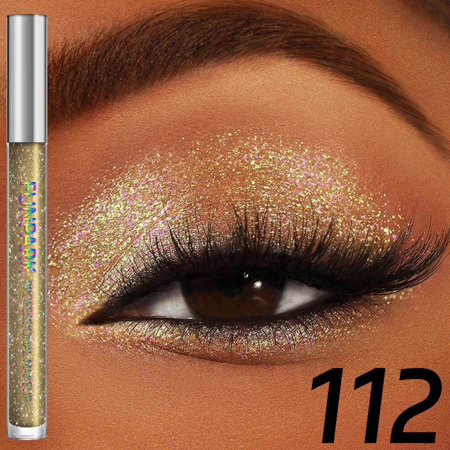 Colorful Liquid Eyeshadow & Glitter Eyeliner Pen Shimmer