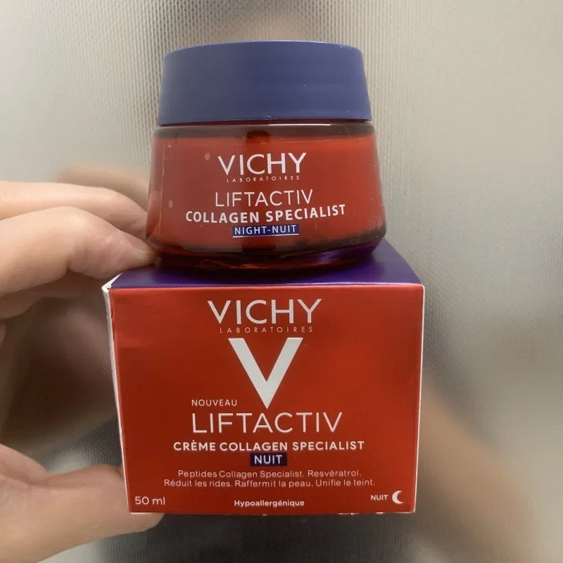 Vichy Various Essence & Cream - Collagen Night Cream, Nutritional Cream, Retinol Serum