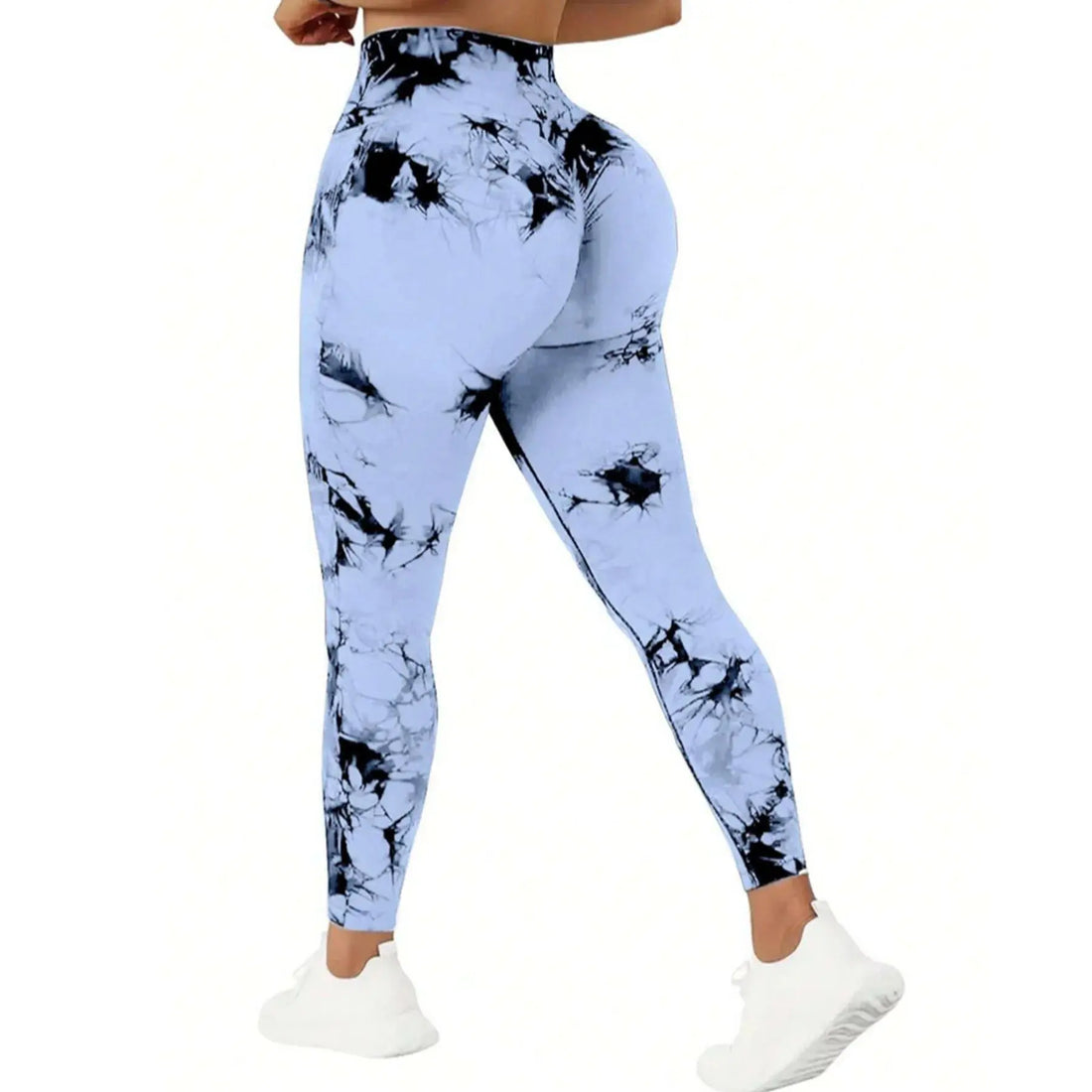 Women High Waist Tie-Dye Seamless Yoga Leggings Push-Up Gym Pants Vervelle